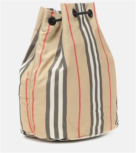 burberry logo printed drawstring pouch|burberry leather handbags.